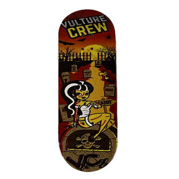 “Graveyard” Kickflick x Vulture Crew Fingerboard Deck (M4Y)