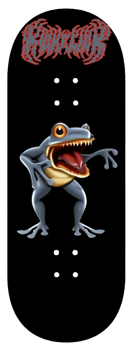 "Frog Man" Fingerboard Deck (Made To Order)