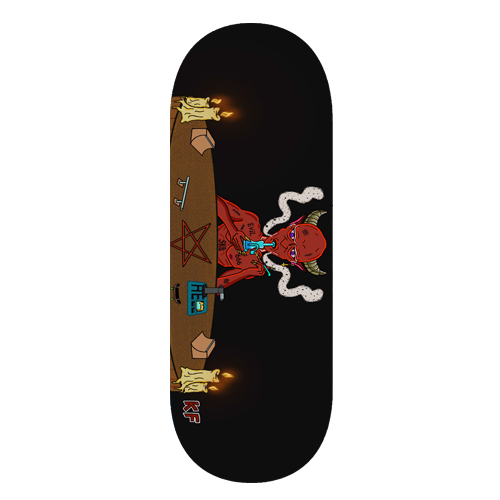 "Dabbing Diablo Dave" Fingerboard Deck (Made To Order)