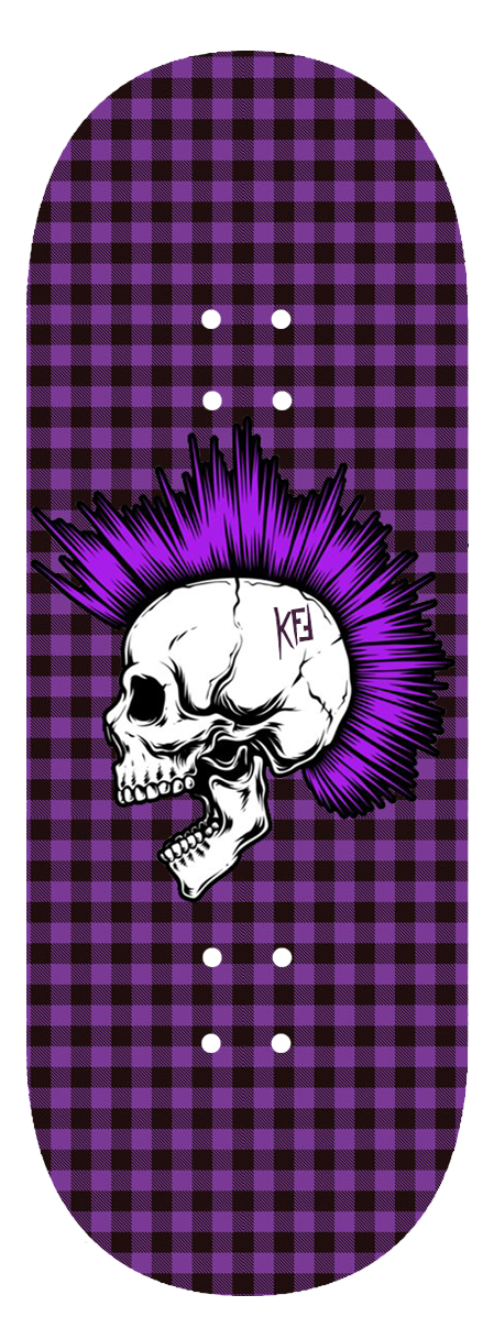 "Dead Punk Rocker" Fingerboard Deck (Made To Order)