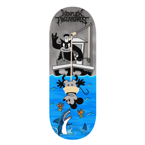 "Shark Bait Willie" Fingerboard Deck (Made To Order)
