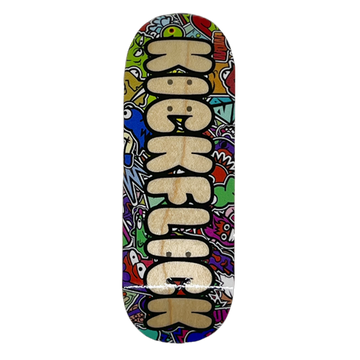"Stickerbomb" Fingerboard Deck